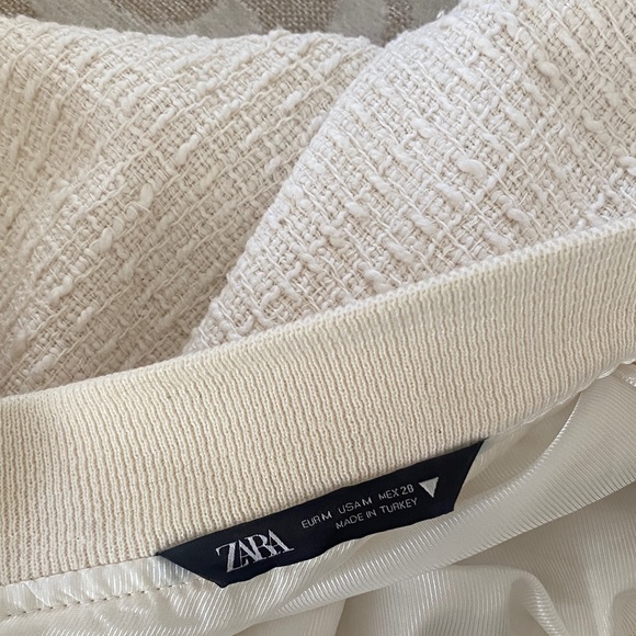 Zara Cream Bomber Jacket - Picture 3 of 9